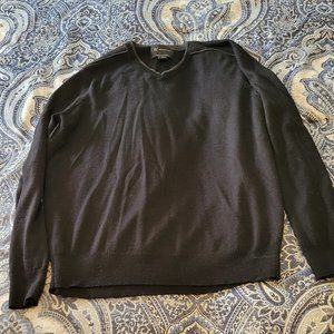 INC Sweater Black Merino Wool